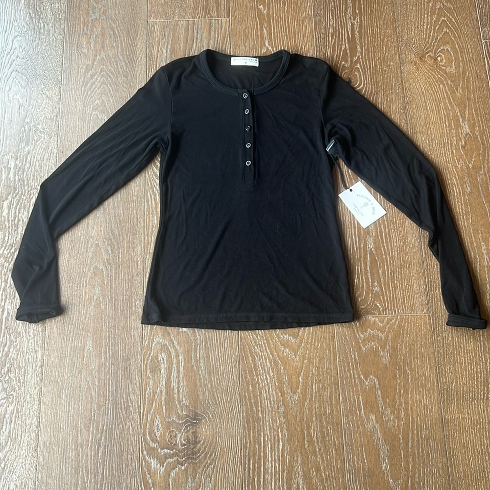 Dylan Rib Henley Top